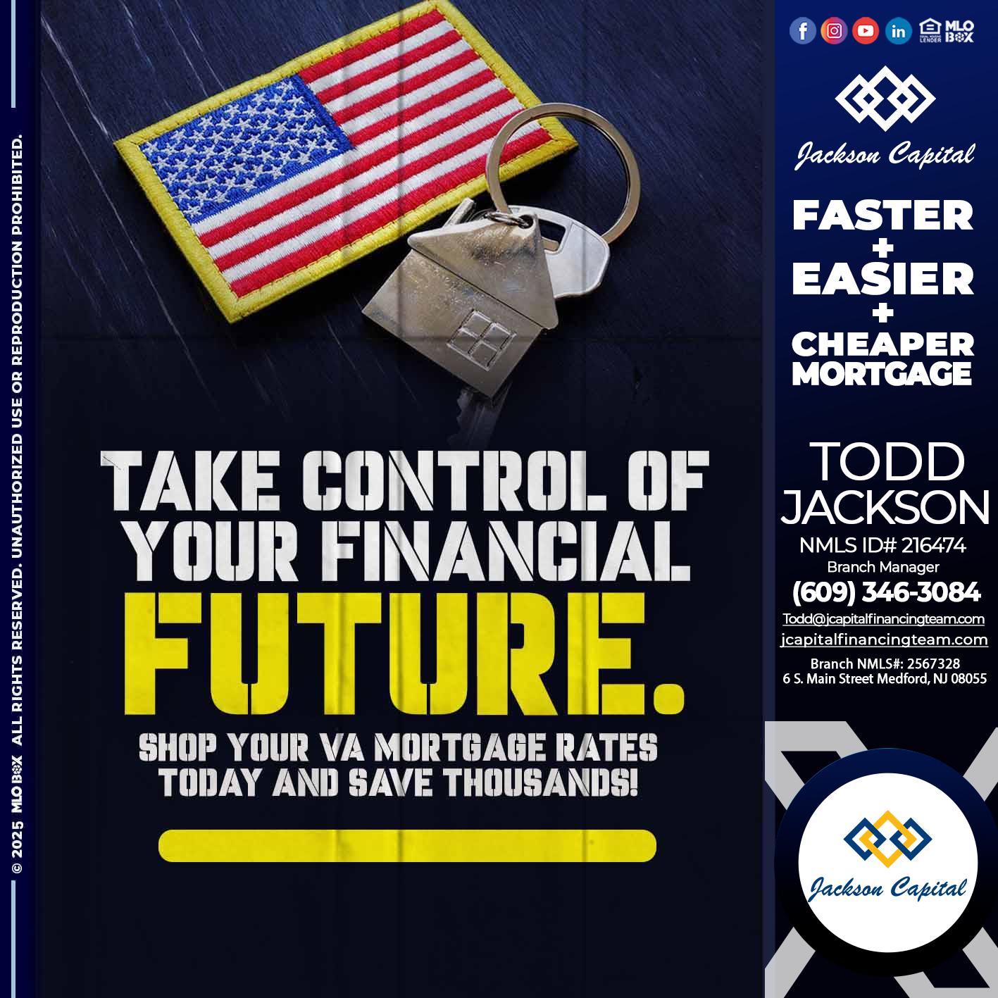 take control - Todd Jackson -Branch Manager