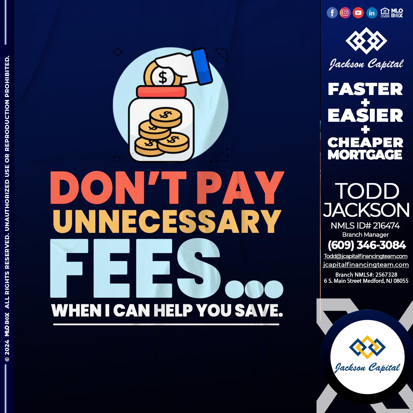 DON´T PAY - Todd Jackson -Branch Manager