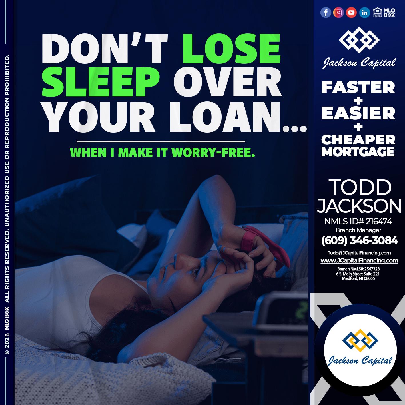DONT LOSE - Todd Jackson -Branch Manager