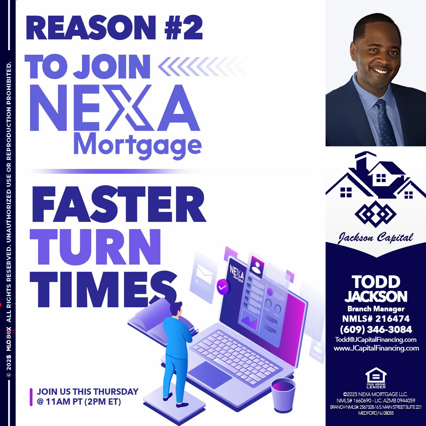 REASON 2 - Jackson Capital -Branch Manager