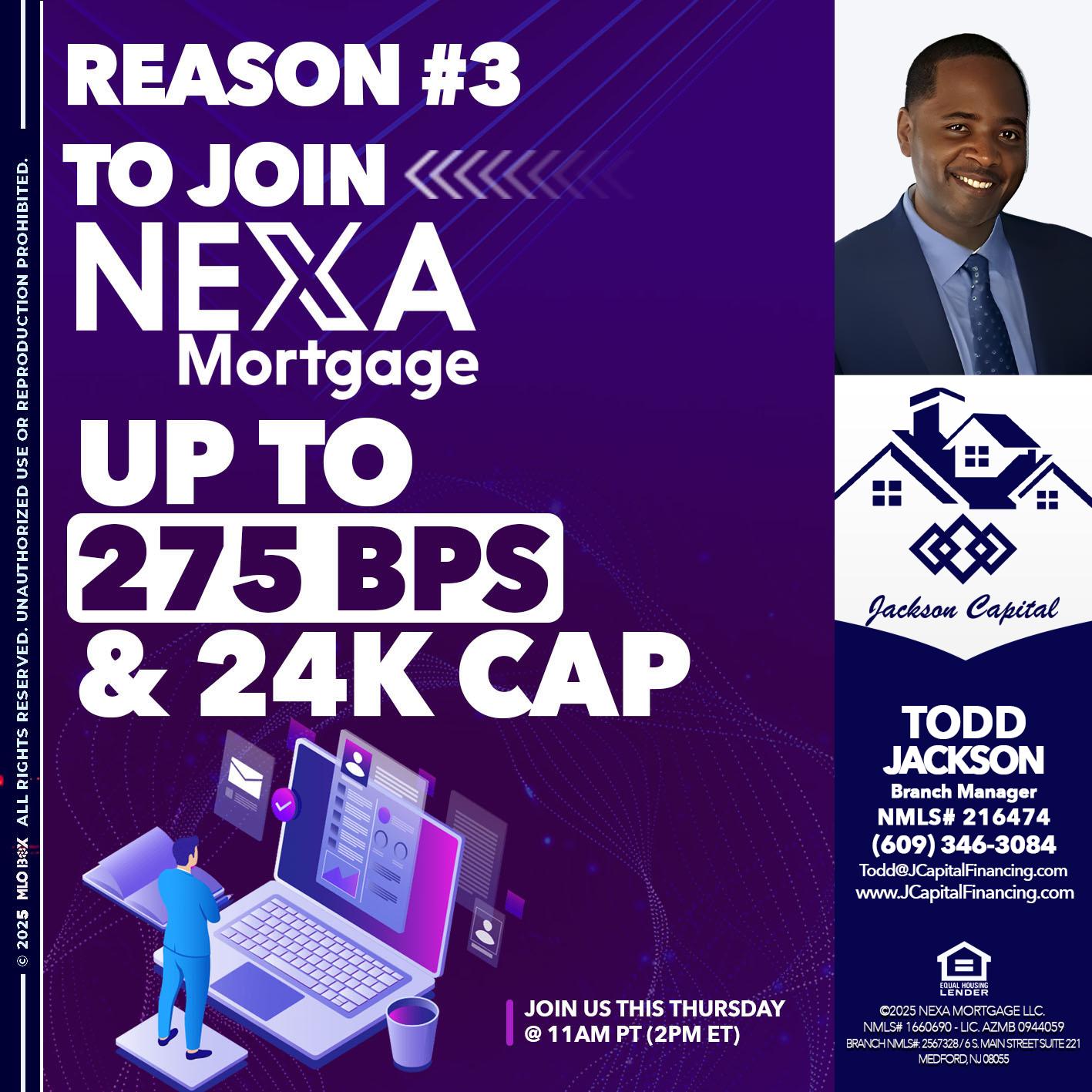 REASON 3 - Jackson Capital -Branch Manager