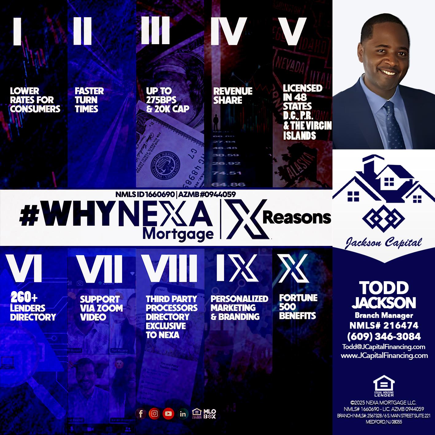 WHYNEXA TOP X - Jackson Capital -Branch Manager