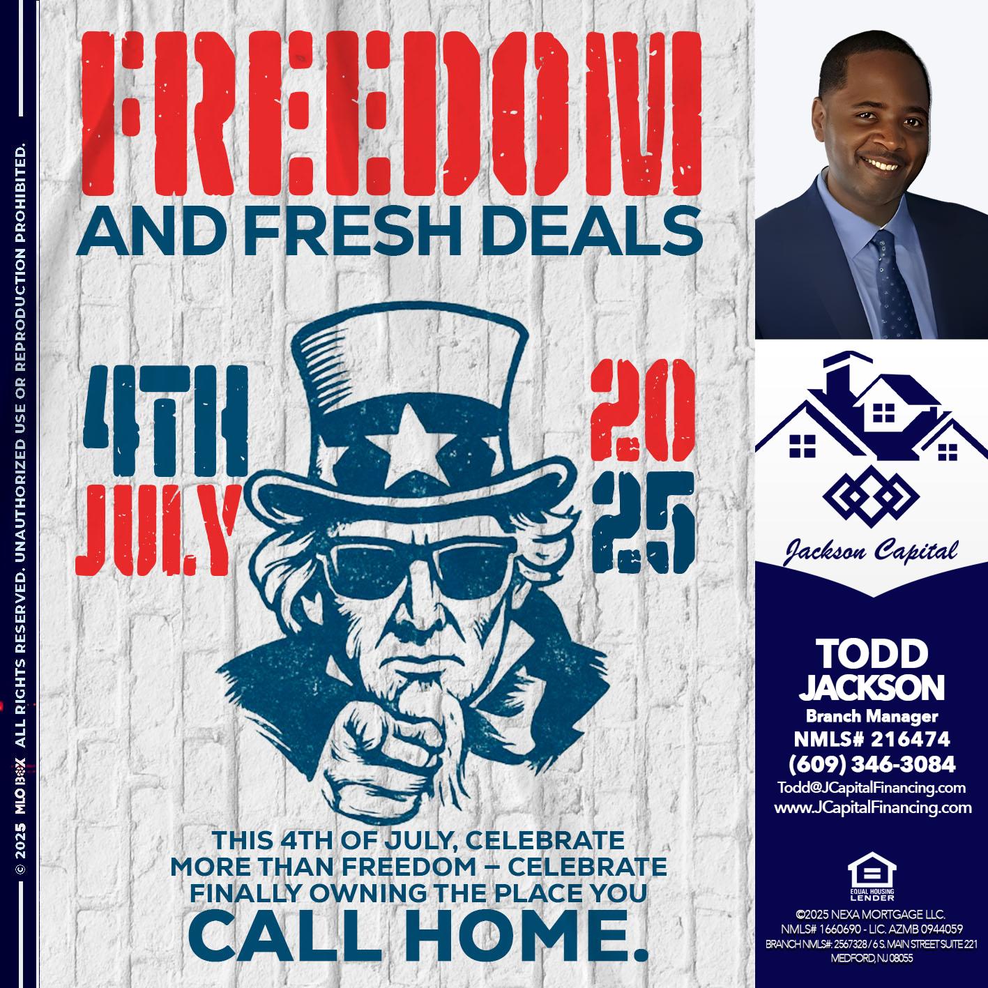 FREEDOM - Jackson Capital -Branch Manager