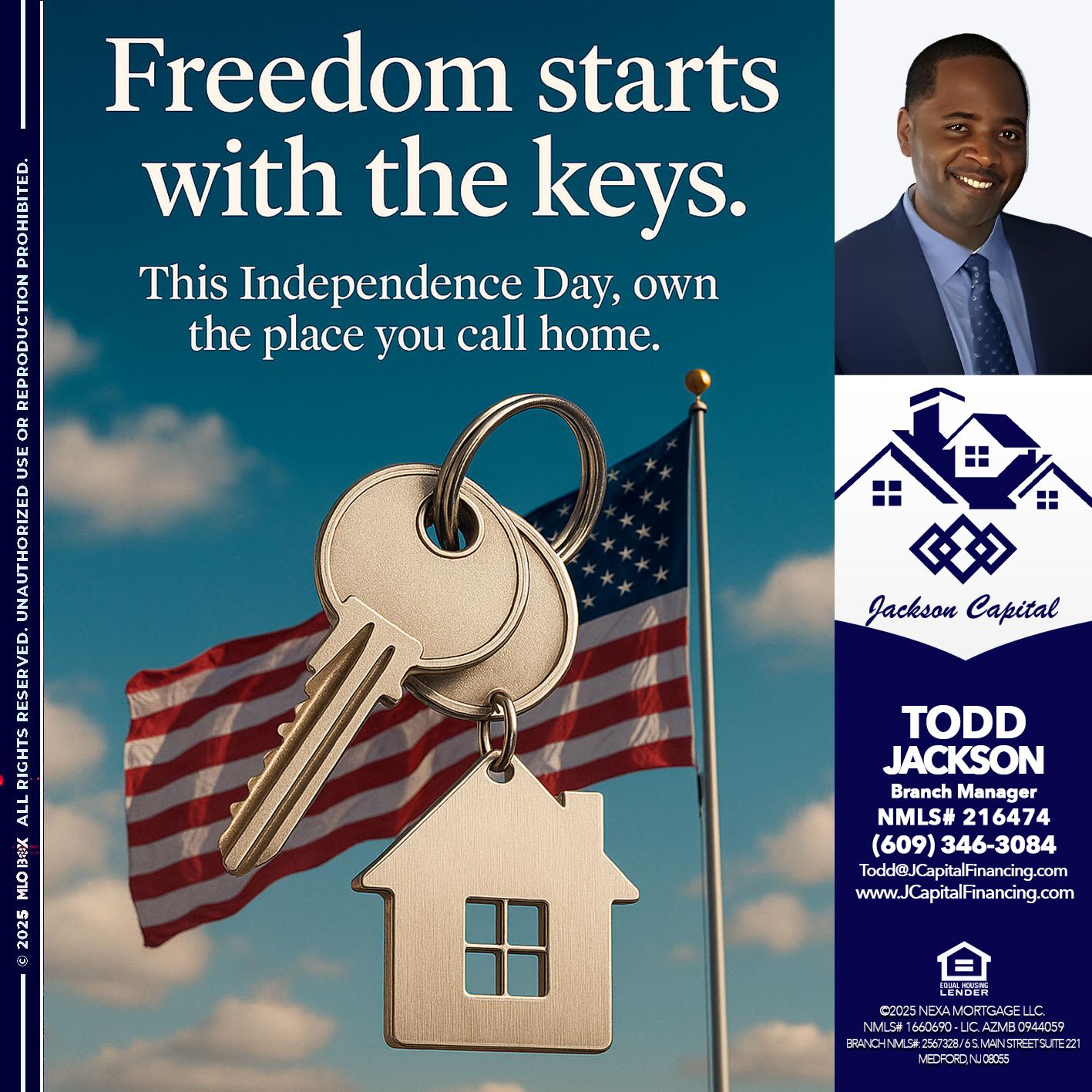 FREEDOM STARTS - Jackson Capital -Branch Manager