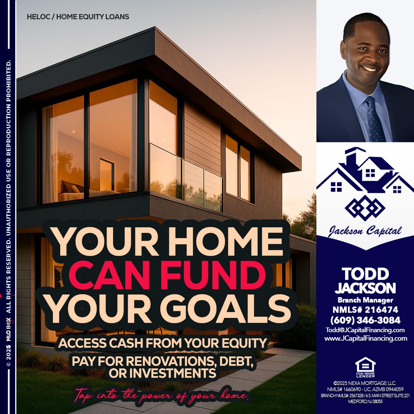 HELOC - Jackson Capital -Branch Manager