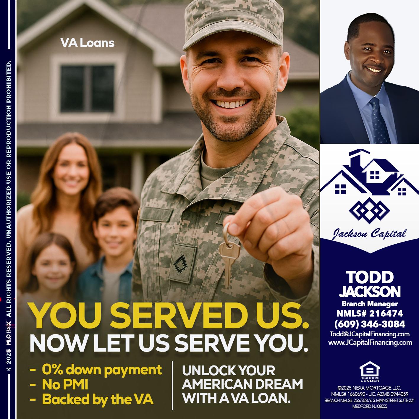 YOU DESERVED - Jackson Capital -Branch Manager