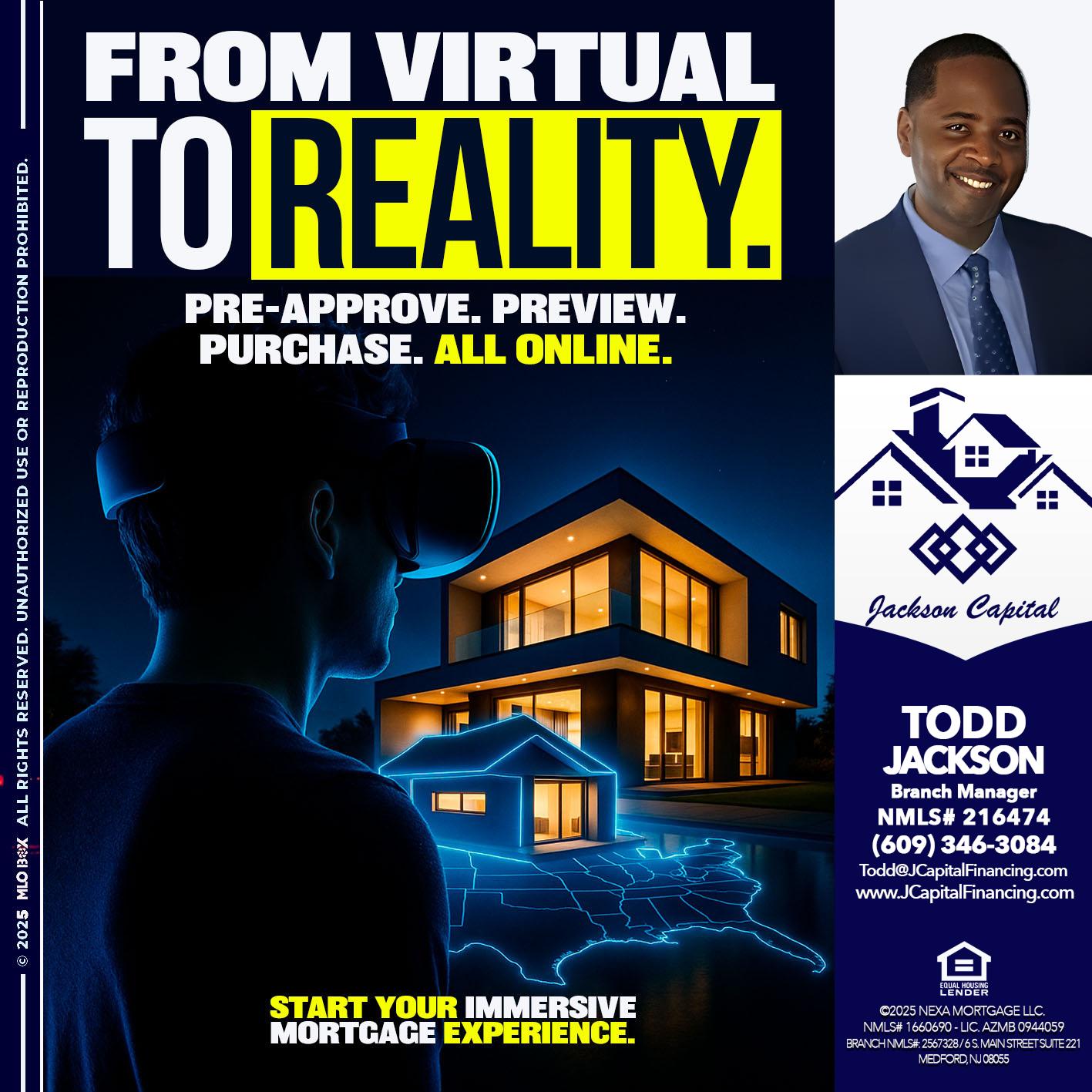 FROM VIRTUAL - Jackson Capital -Branch Manager