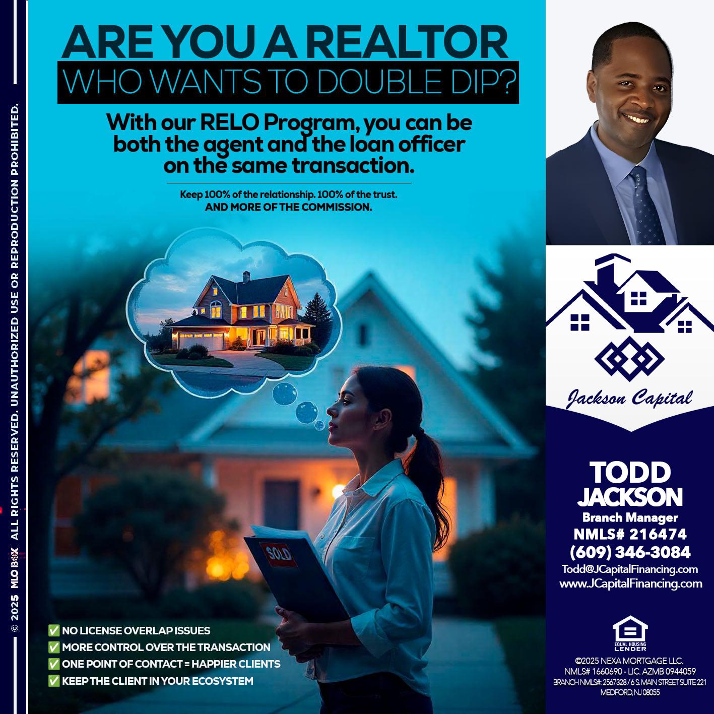 Are you a Realtor? - Jackson Capital -Branch Manager
