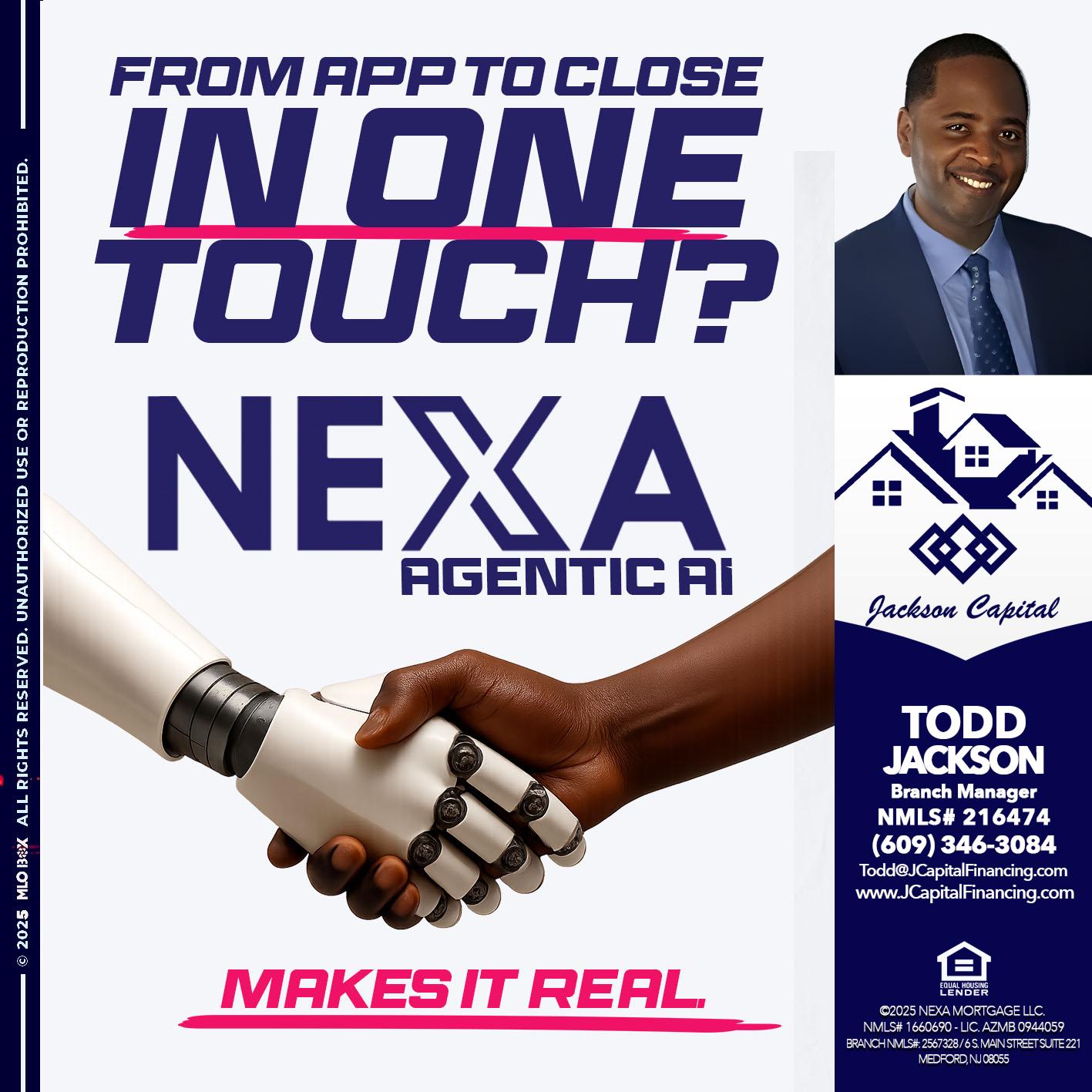 IN ONE TOUCH - Jackson Capital -Branch Manager