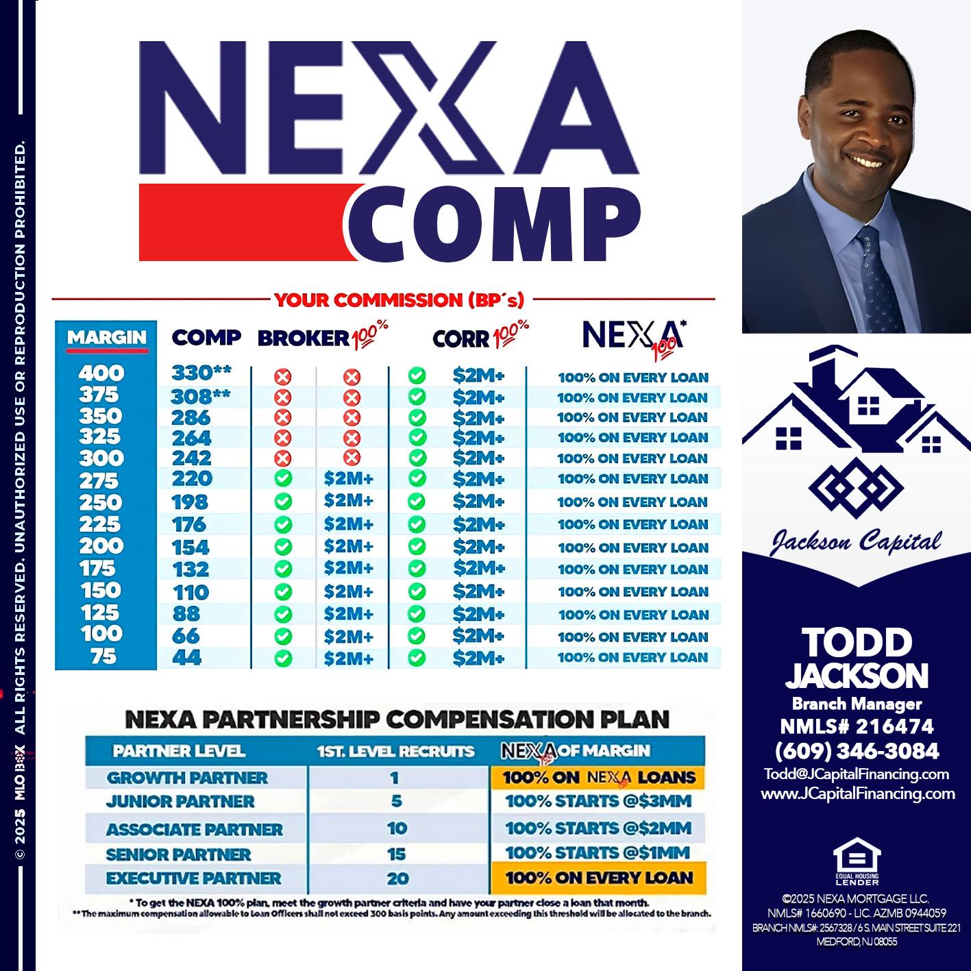 NEXA COMP - Jackson Capital -Branch Manager