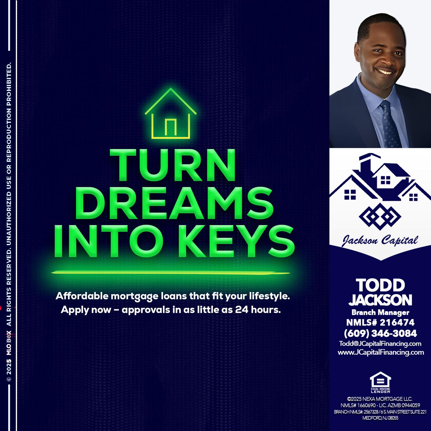 turn dreams - Jackson Capital -Branch Manager