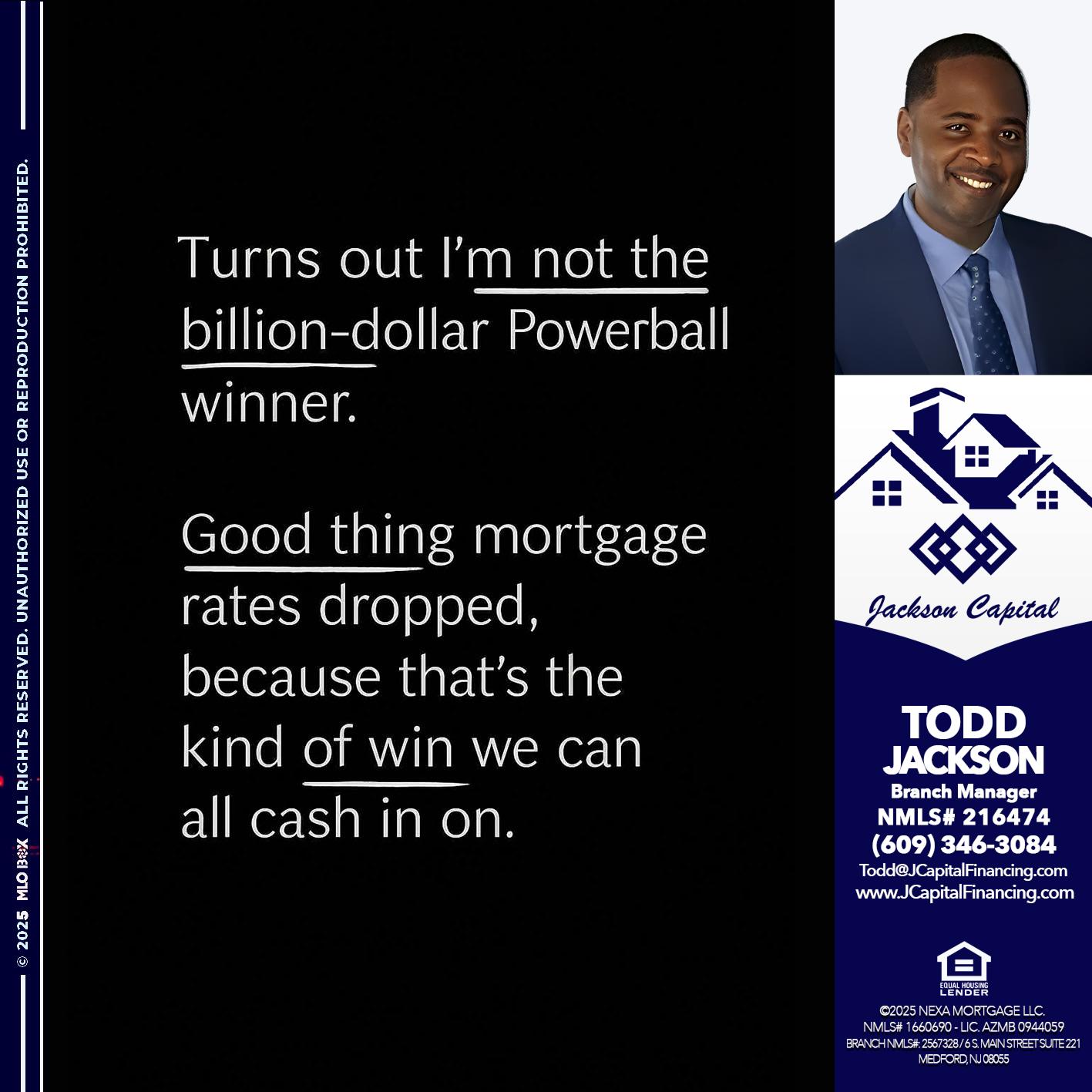 TURNS OUT - Jackson Capital -Branch Manager