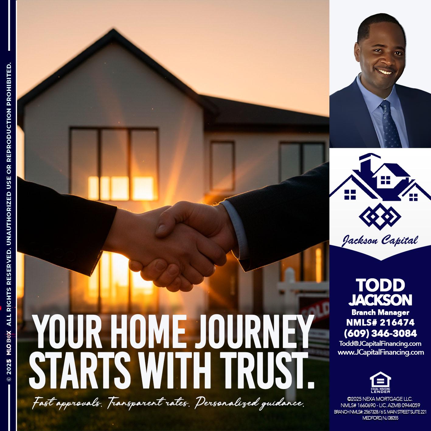 your home - Jackson Capital -Branch Manager