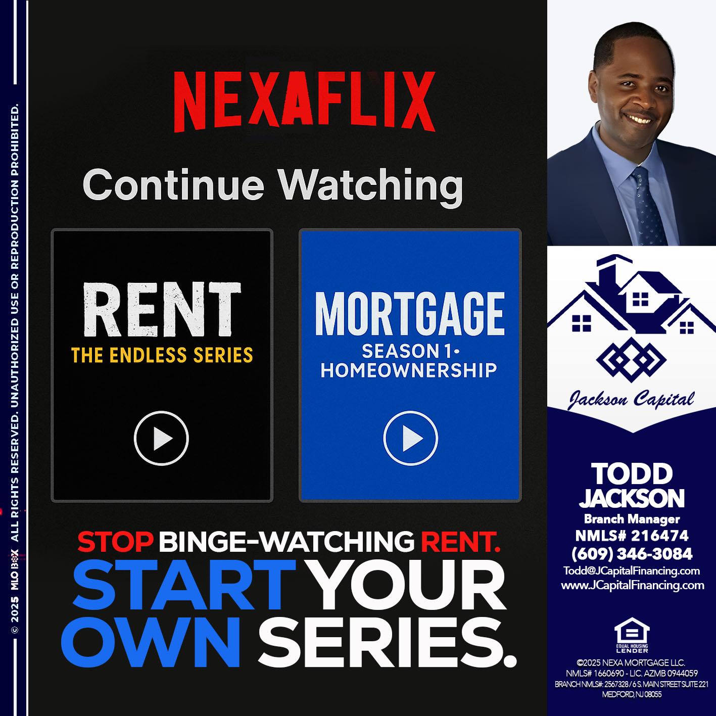 NEXAFLIX - Jackson Capital -Branch Manager