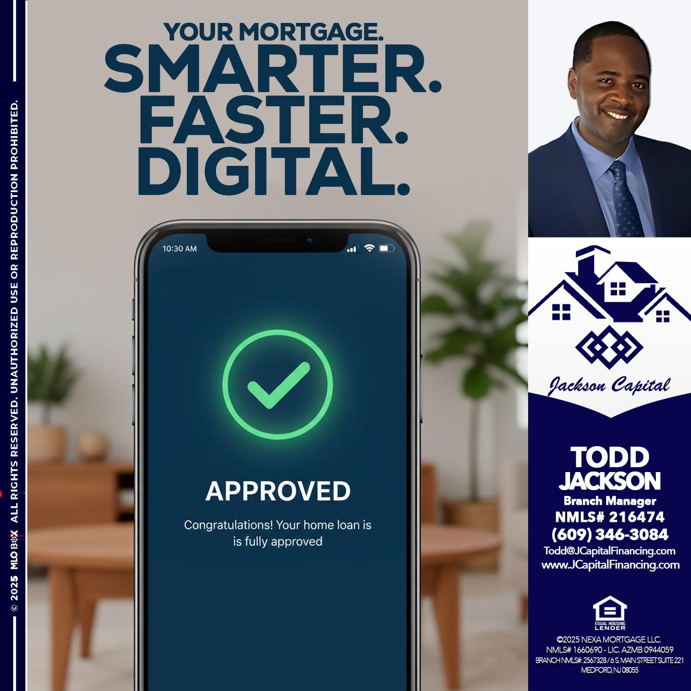 smarter faster digital - Jackson Capital -Branch Manager