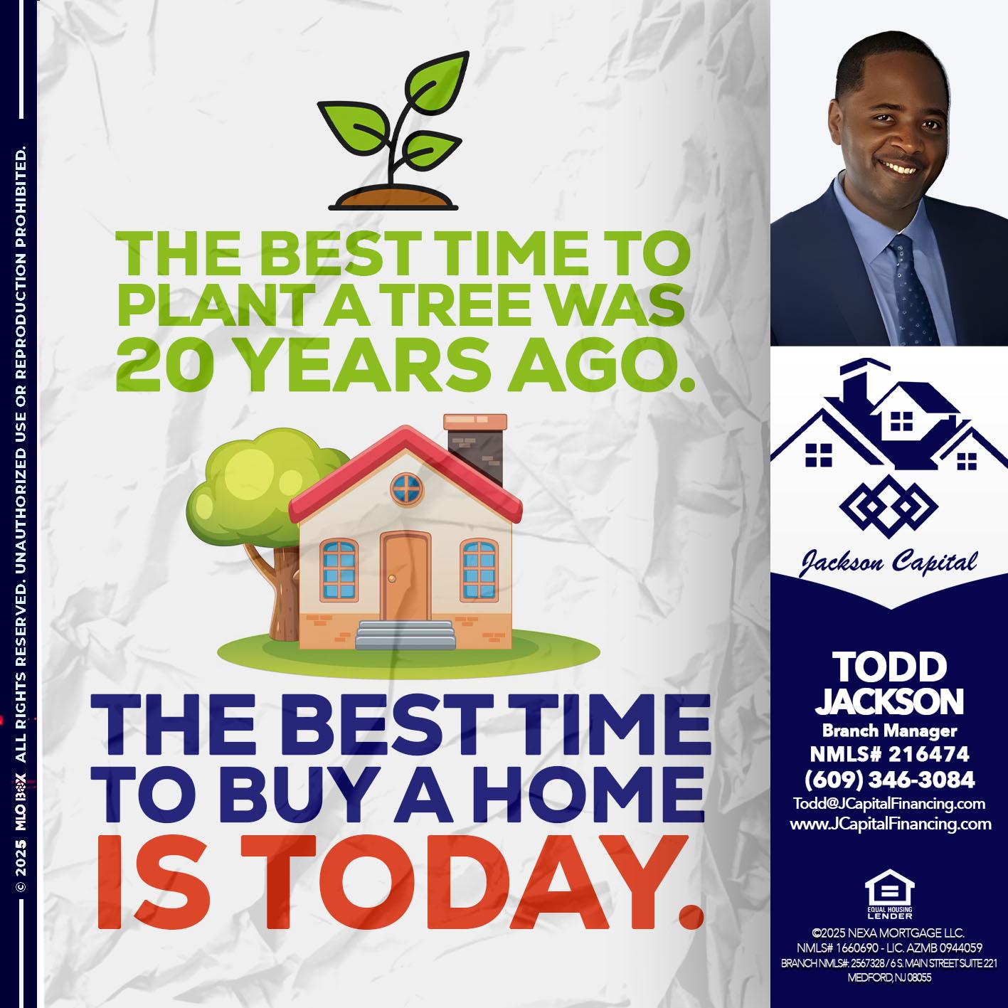 BEST TIME TO - Jackson Capital -Branch Manager