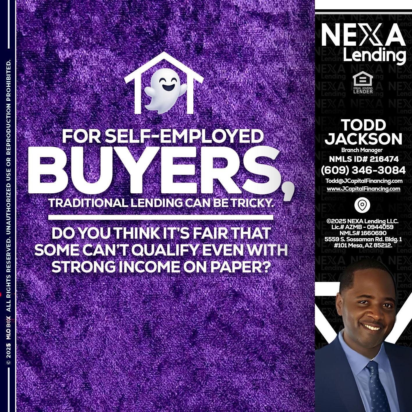 for self employed - Jackson Capital -Branch Manager