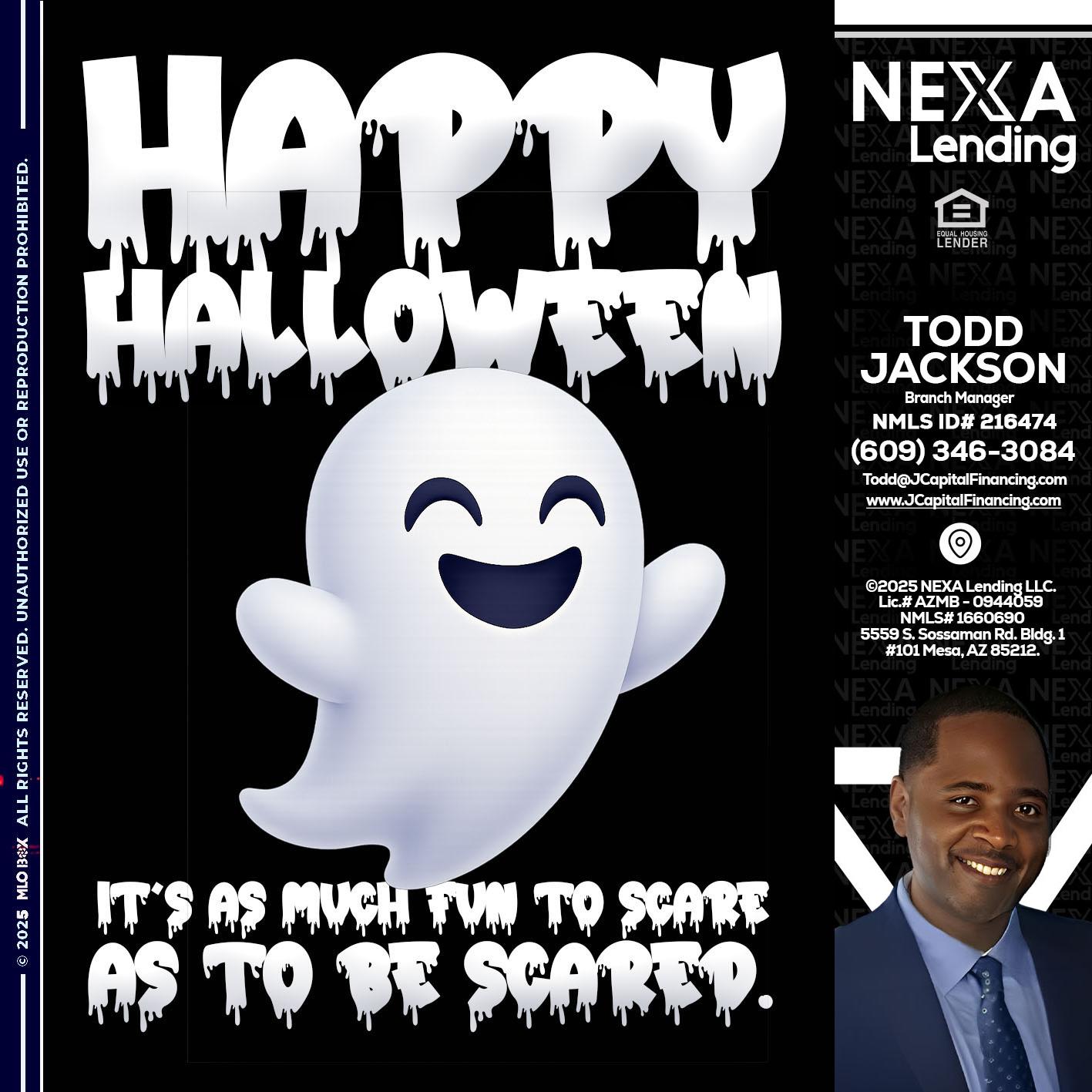HAPPY HALLOWEEN - Jackson Capital -Branch Manager