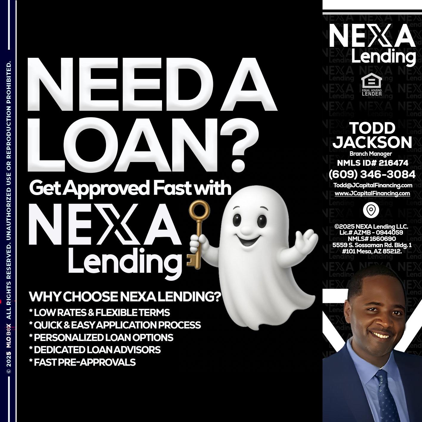NEED A LOAN? - Jackson Capital -Branch Manager