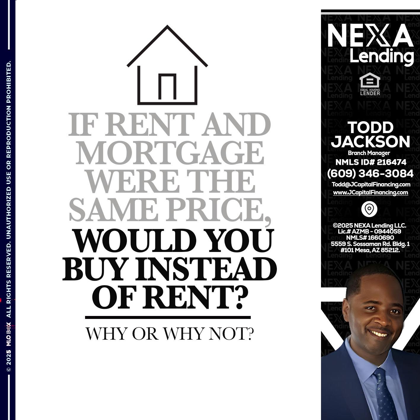IF RENT - Jackson Capital -Branch Manager