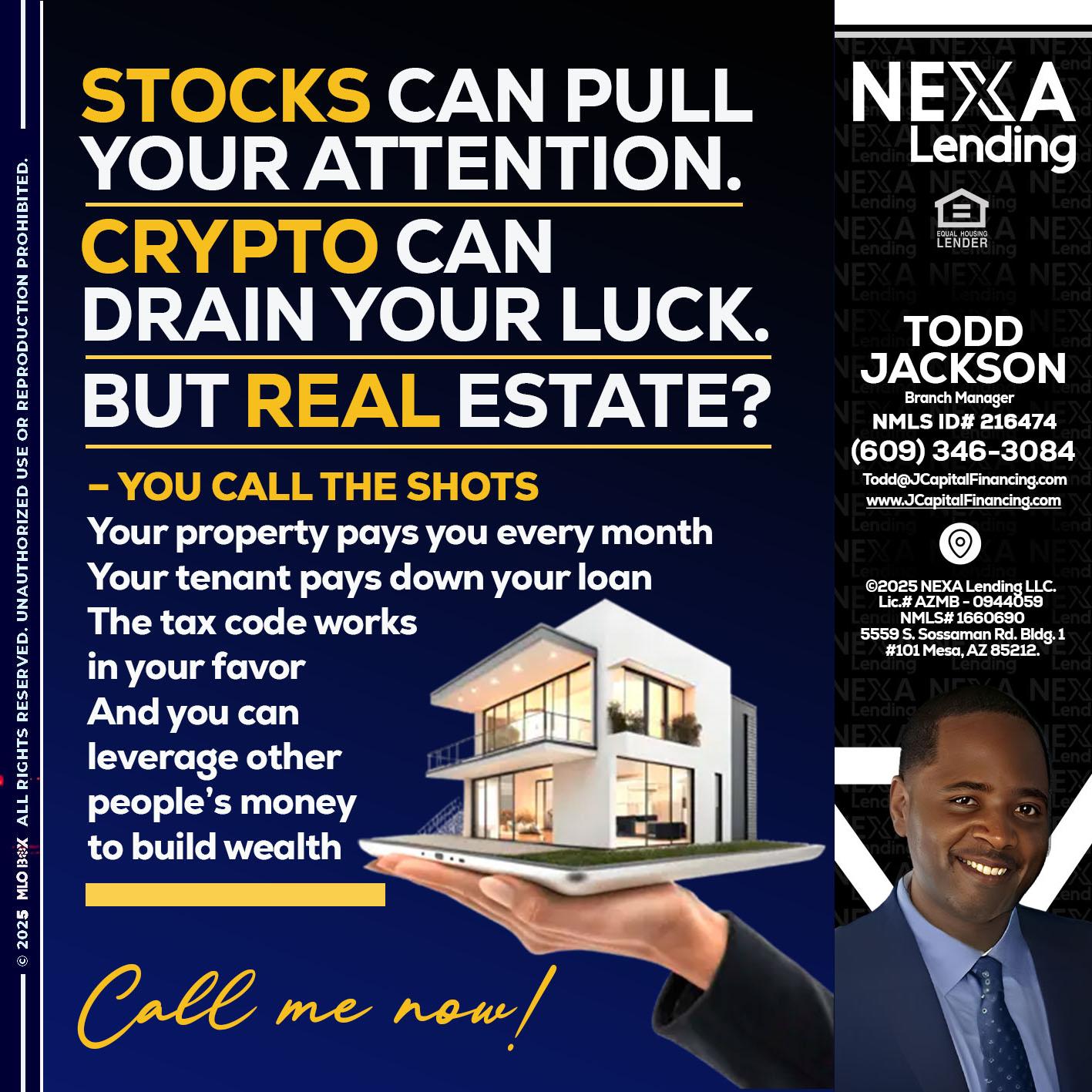 STOCK YOUR - Jackson Capital -Branch Manager