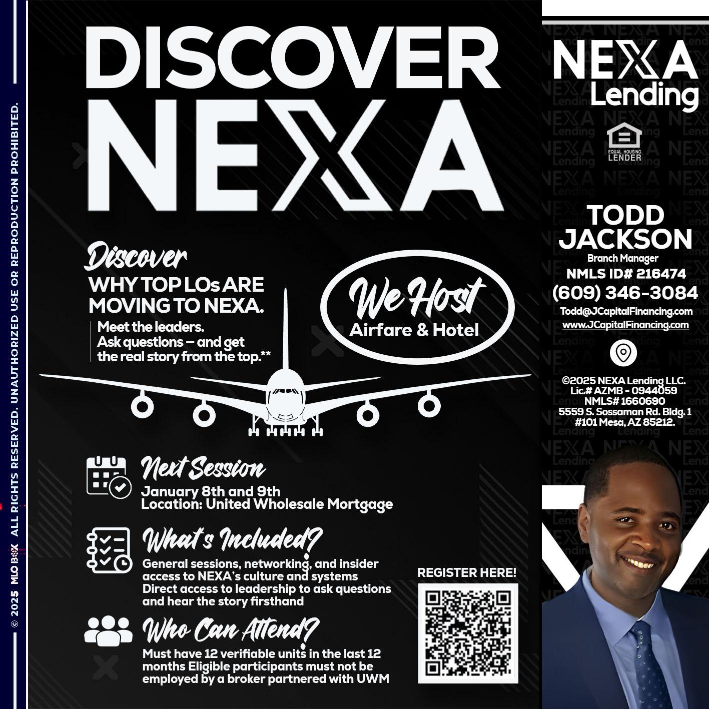 DISCOVER NEXA - Jackson Capital -Branch Manager