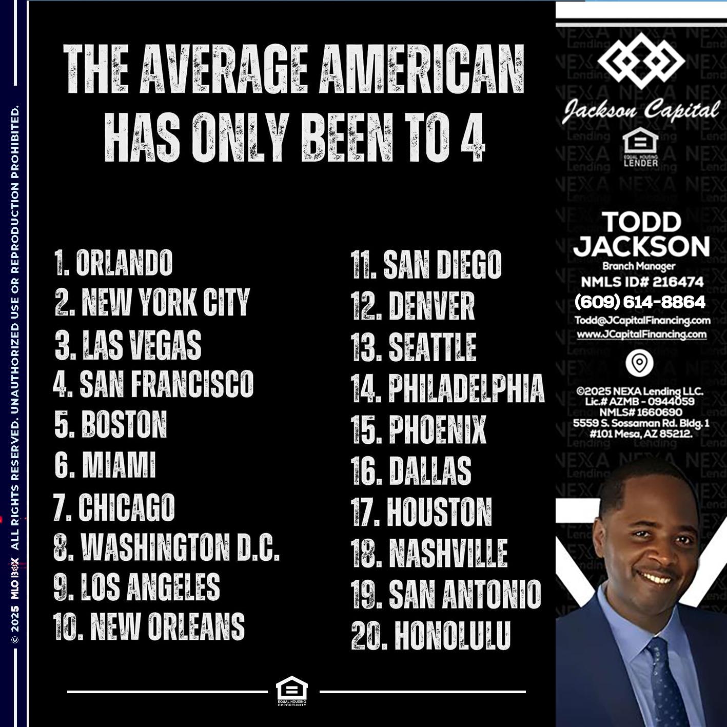 THE AVERAGE AMERICAN - Jackson Capital -Branch Manager