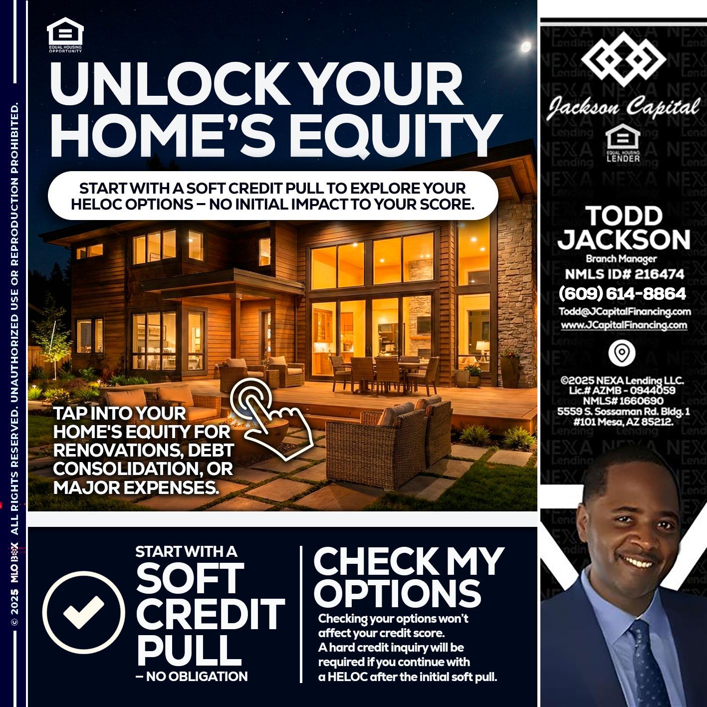 UNLOCK YOUR HOMES - Jackson Capital -Branch Manager