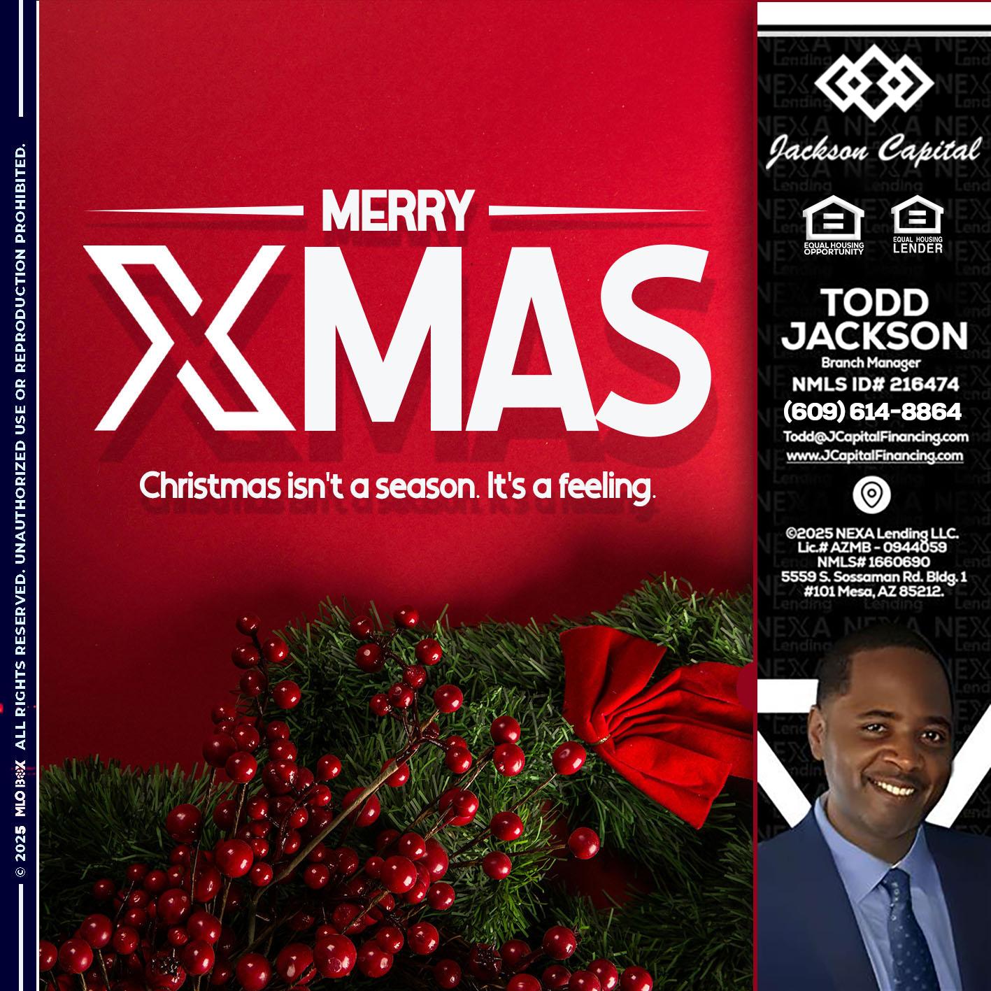 merry xmas - Jackson Capital -Branch Manager
