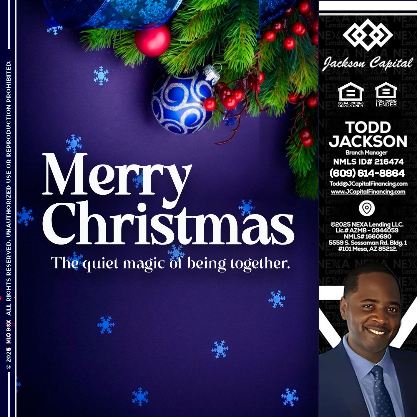 merry christmas - Jackson Capital -Branch Manager