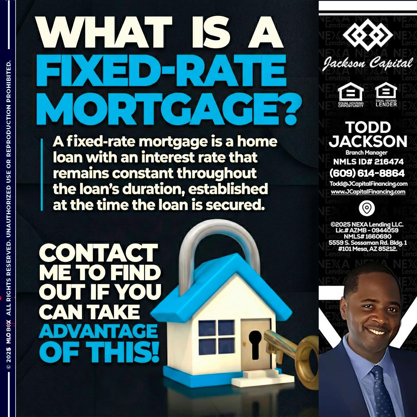 WHAT IS  A FIXED - Jackson Capital -Branch Manager