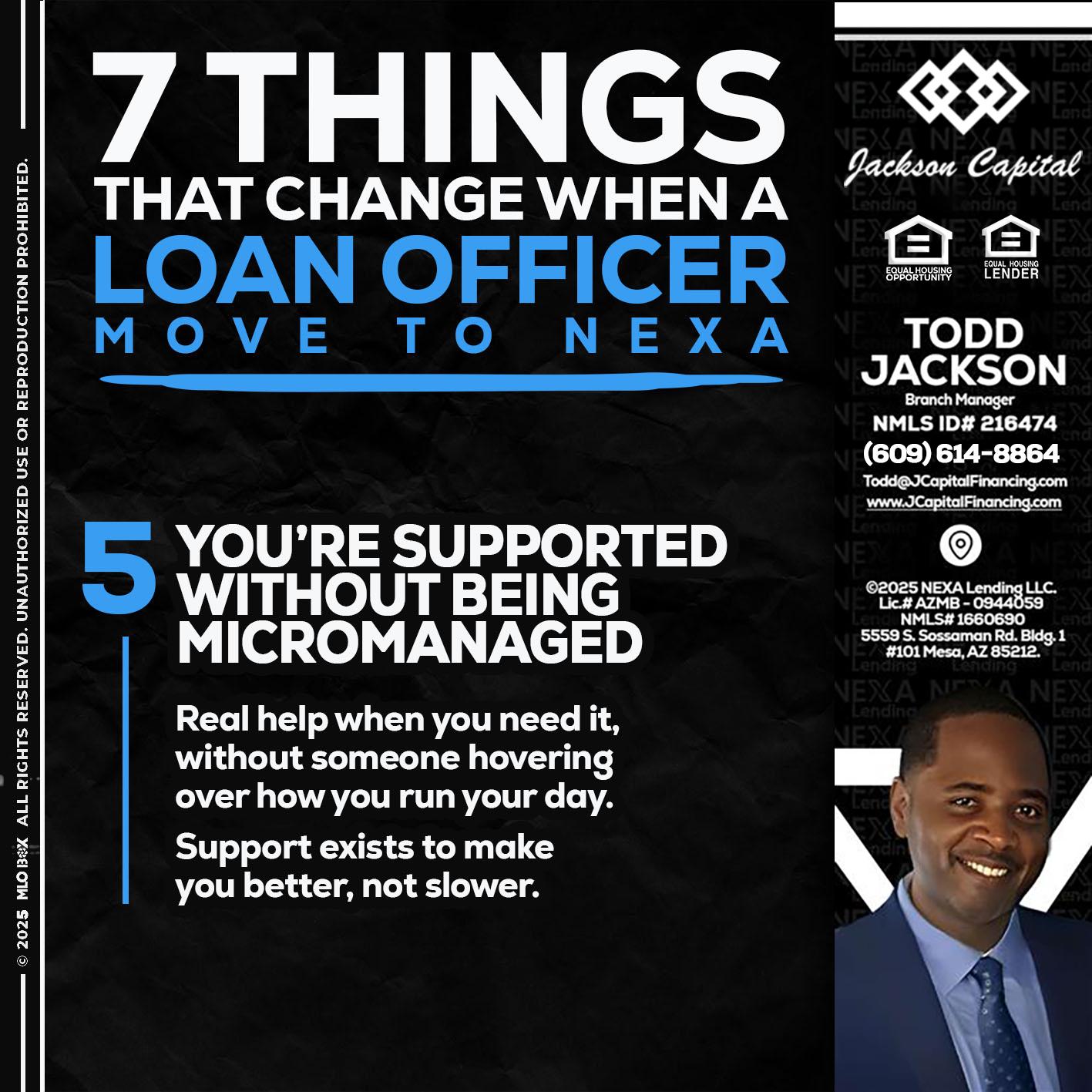 7 THINGS (5) - Jackson Capital -Branch Manager