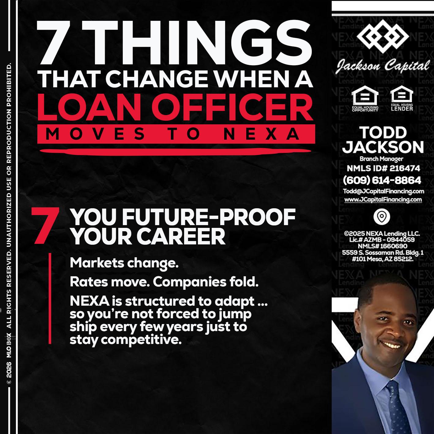 7 THINGS (7) - Jackson Capital -Branch Manager