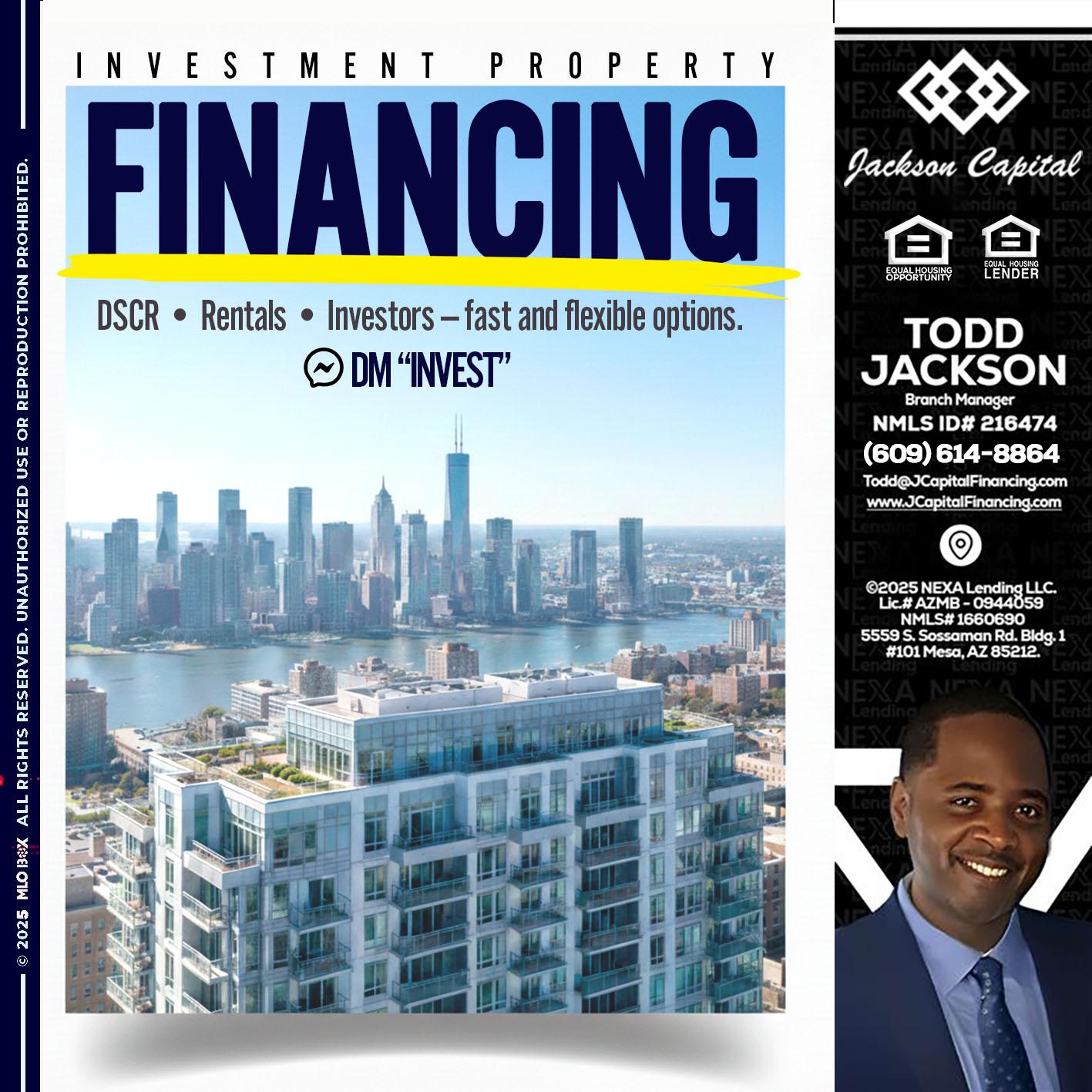 FINANCING - Jackson Capital -Branch Manager