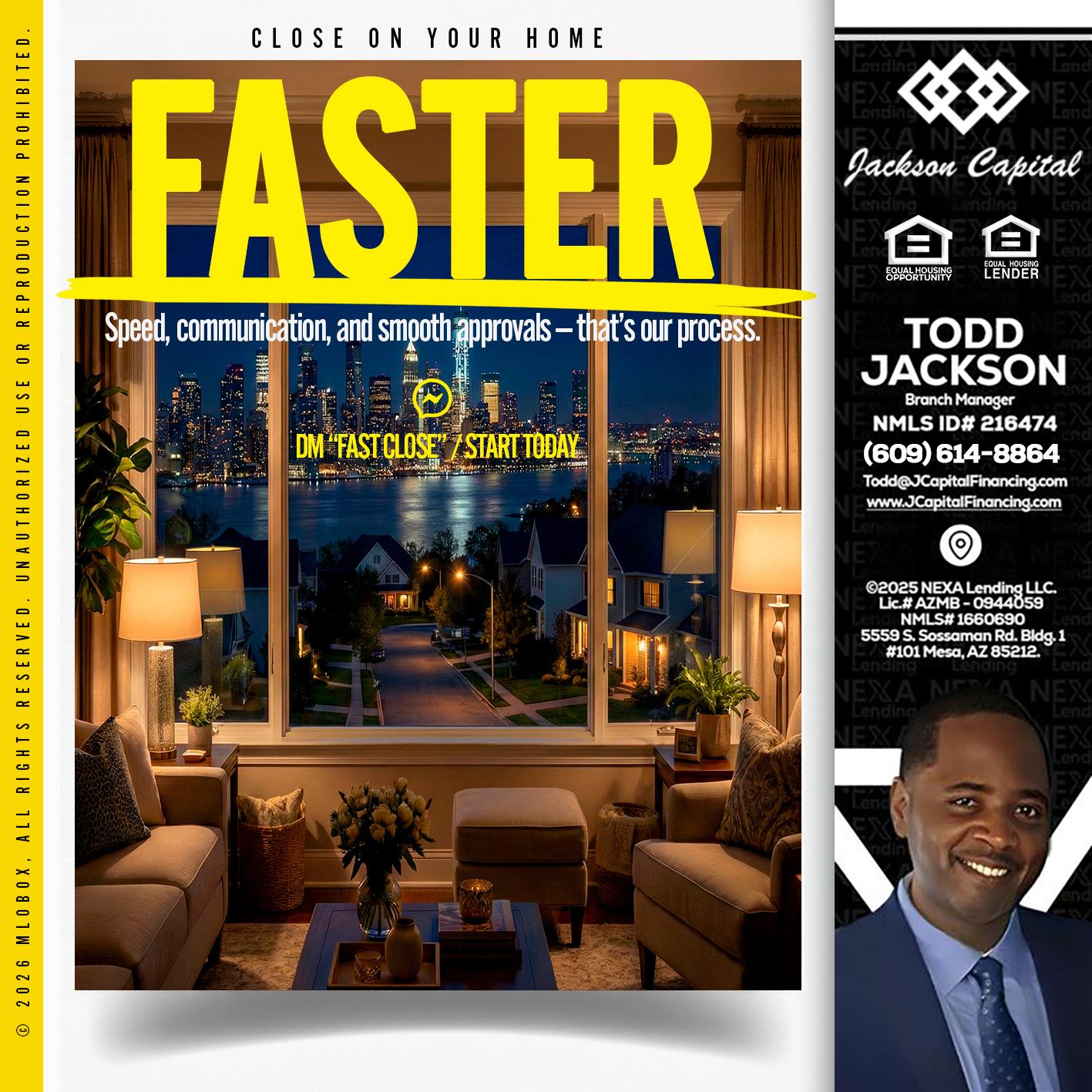 FASTER - Jackson Capital -Branch Manager