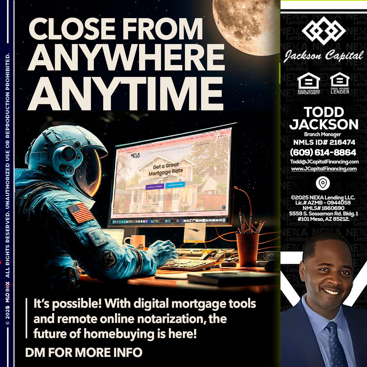 close from - Jackson Capital -Branch Manager