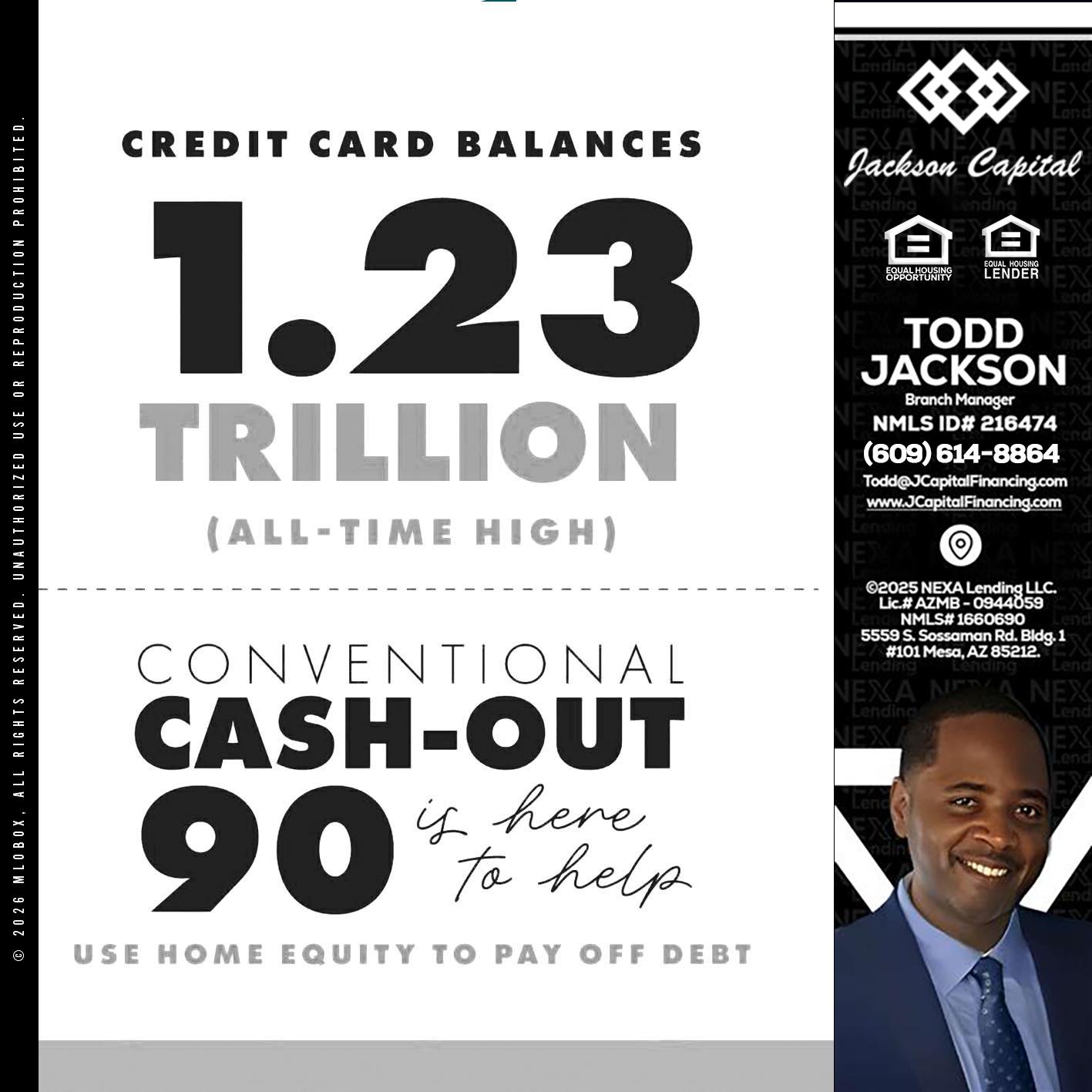 CREDIT CARD BALANCE - Jackson Capital -Branch Manager