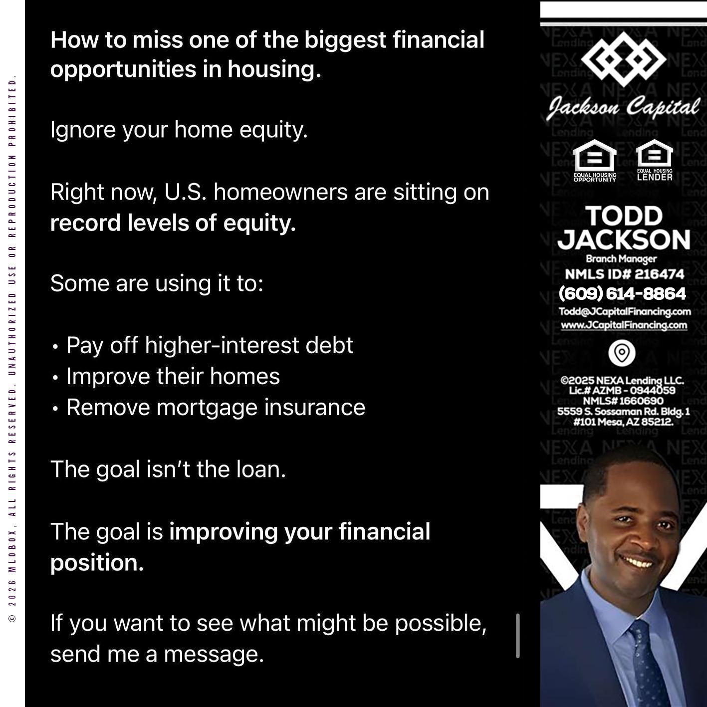 how to miss - Jackson Capital -Branch Manager
