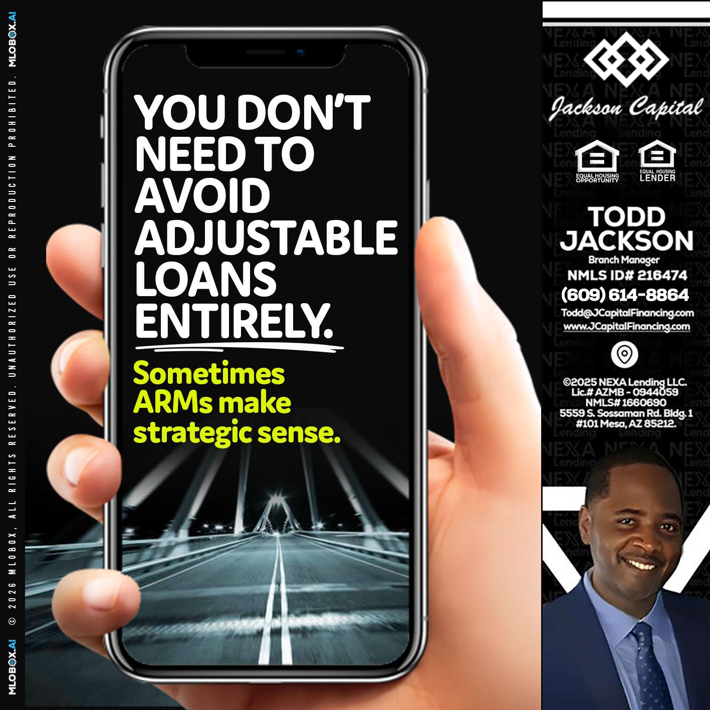 YOU DONT NEED - Jackson Capital -Branch Manager