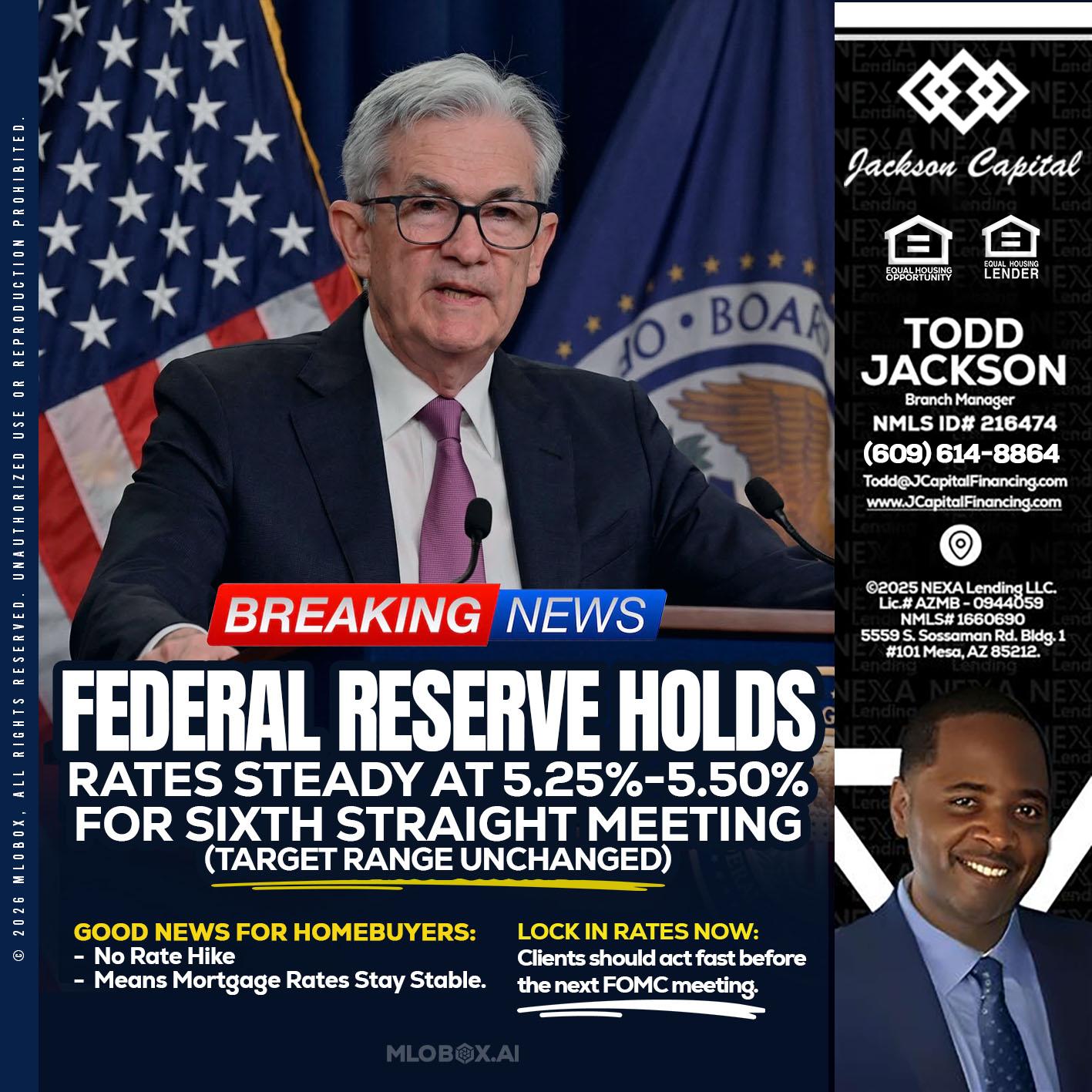 federal reserve - Jackson Capital -Branch Manager