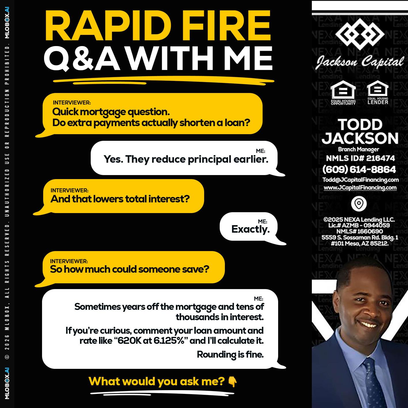 RAPID FIRE QA - Jackson Capital -Branch Manager