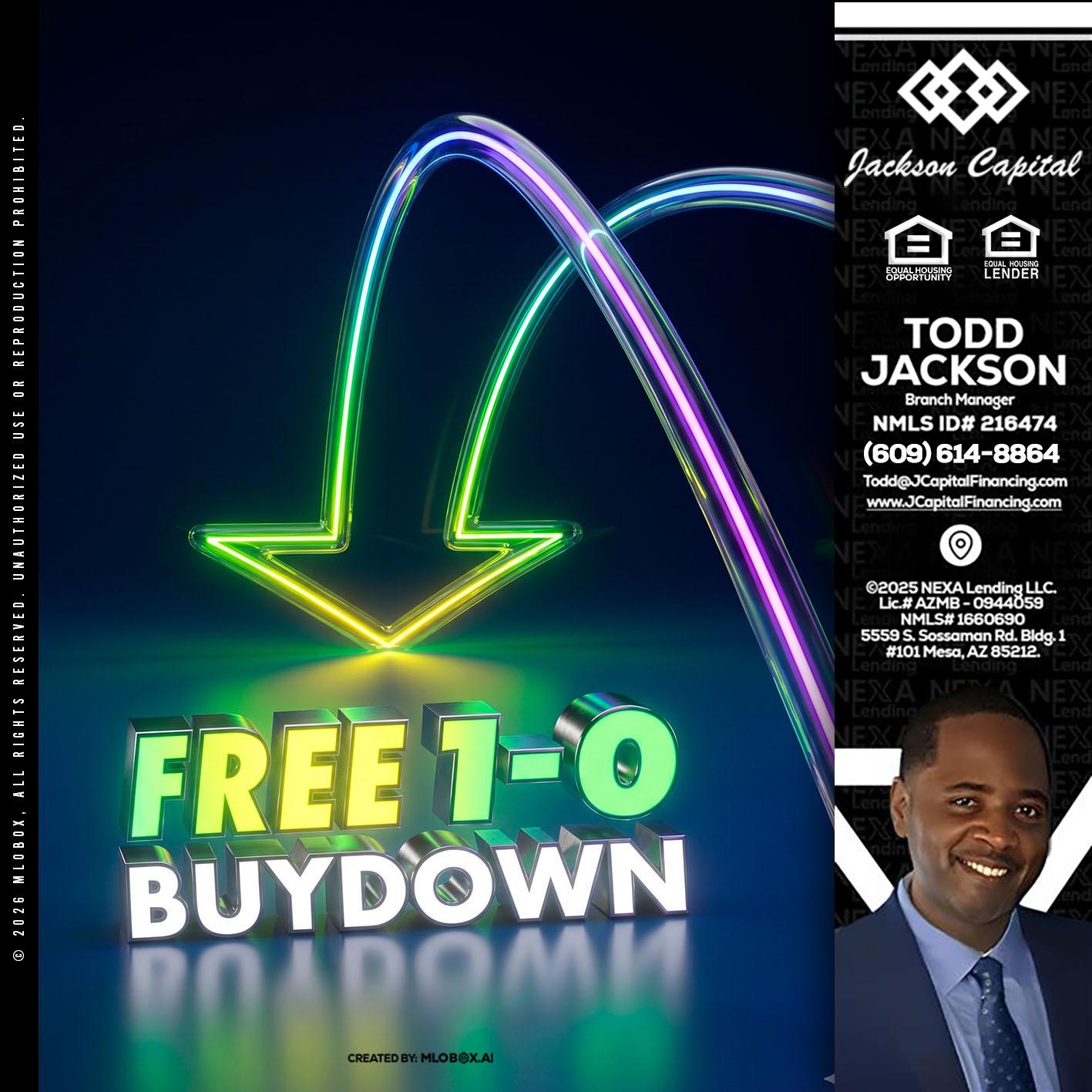 FREE 1-0 BUYDOWN - Jackson Capital -Branch Manager