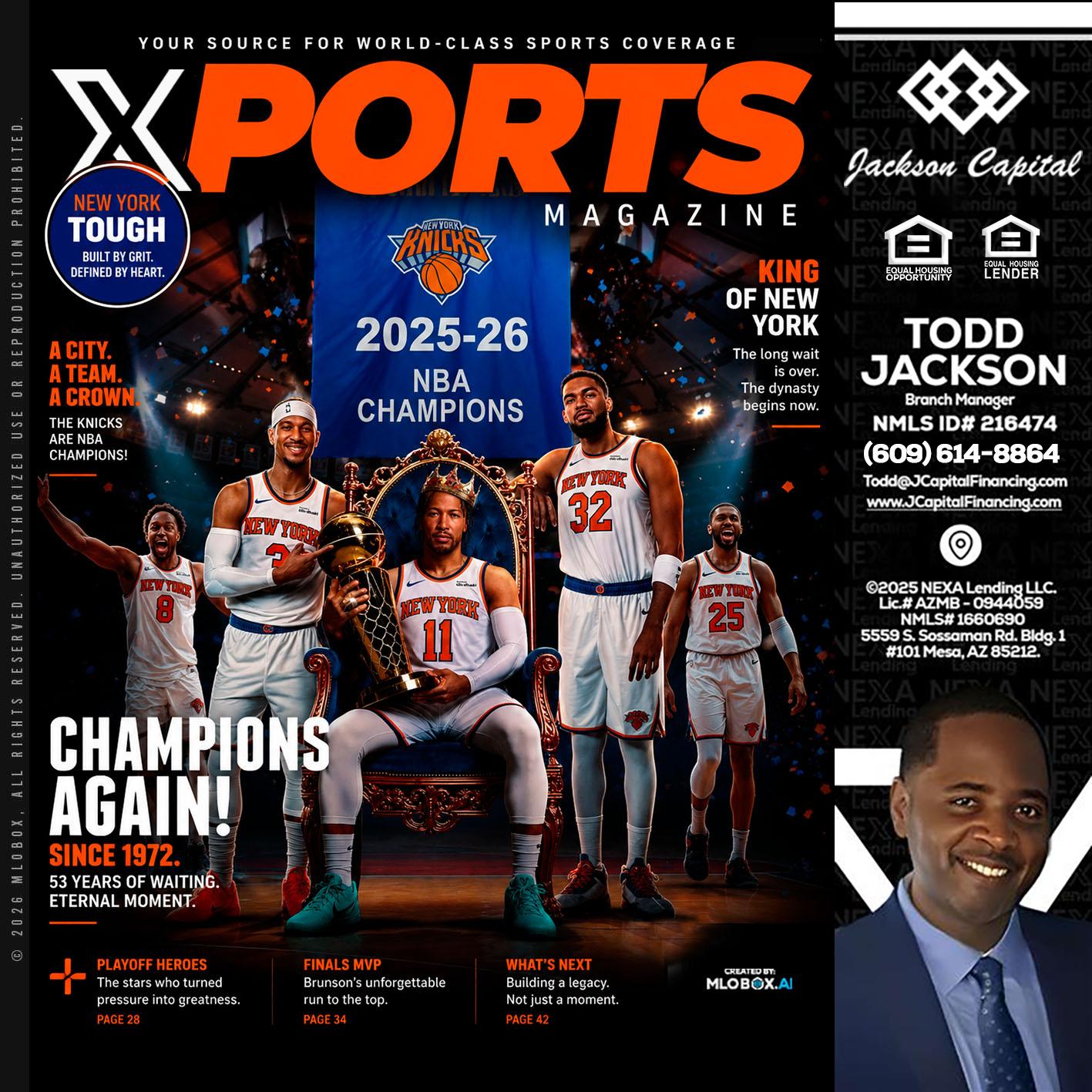 XPORTS MAGAZINE - Jackson Capital -Branch Manager