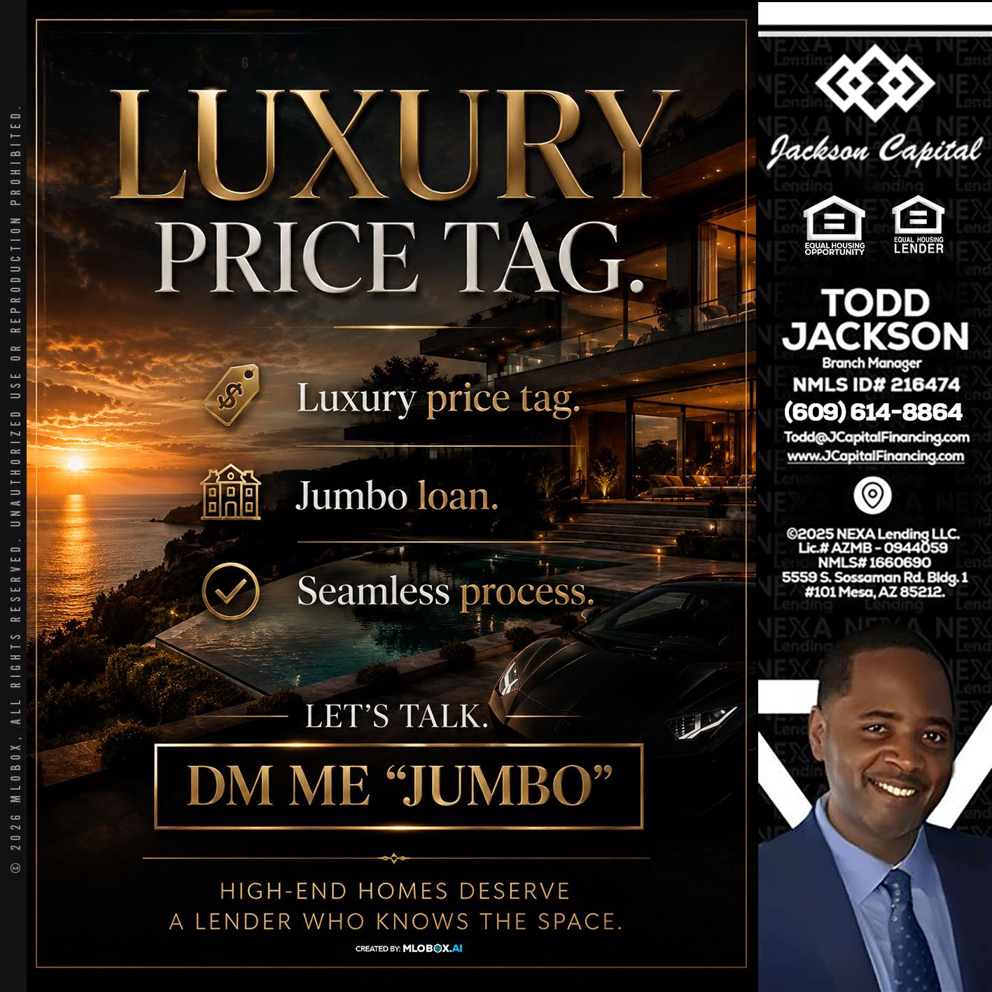 LUXURY PRICE - Jackson Capital -Branch Manager