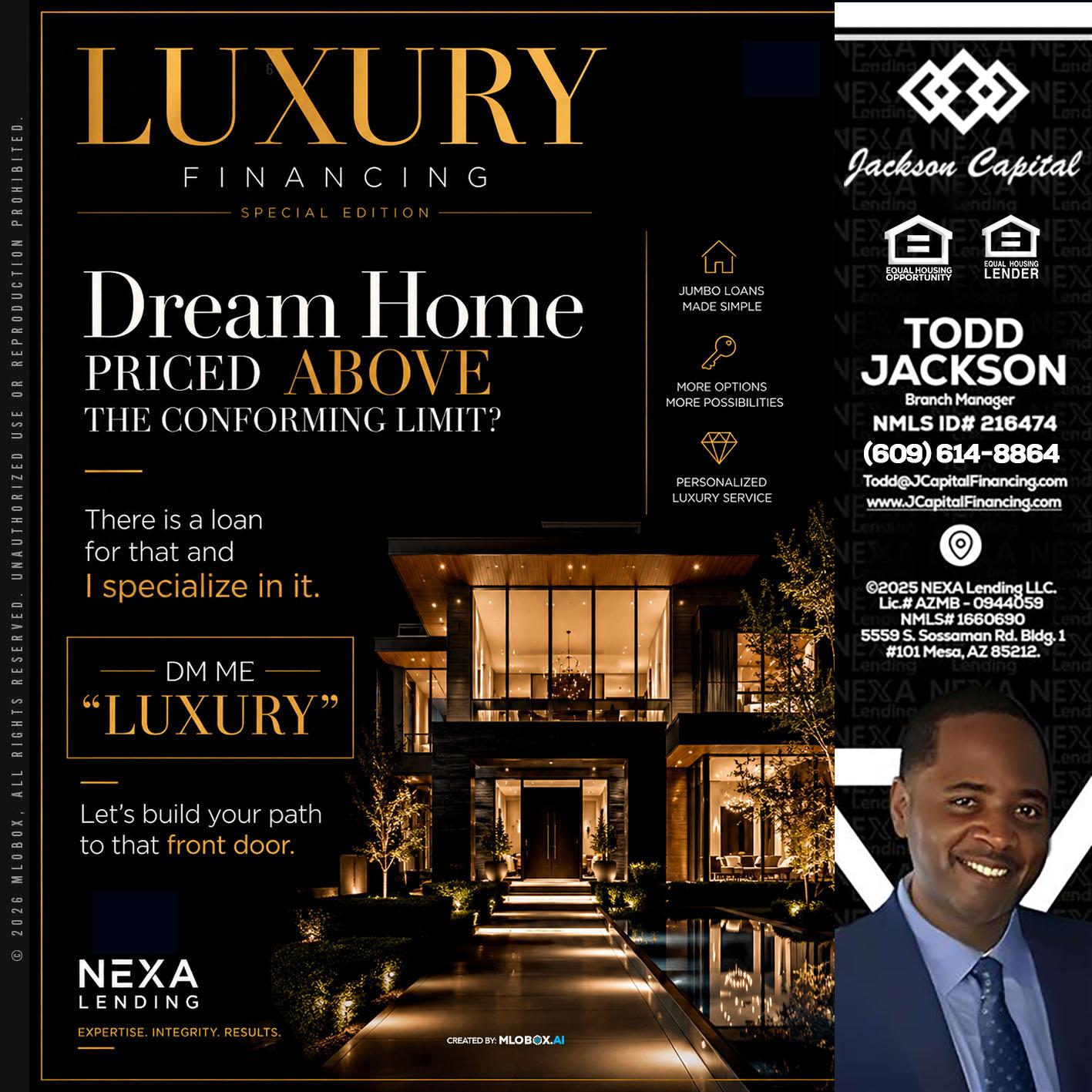 LUXURY - Jackson Capital -Branch Manager