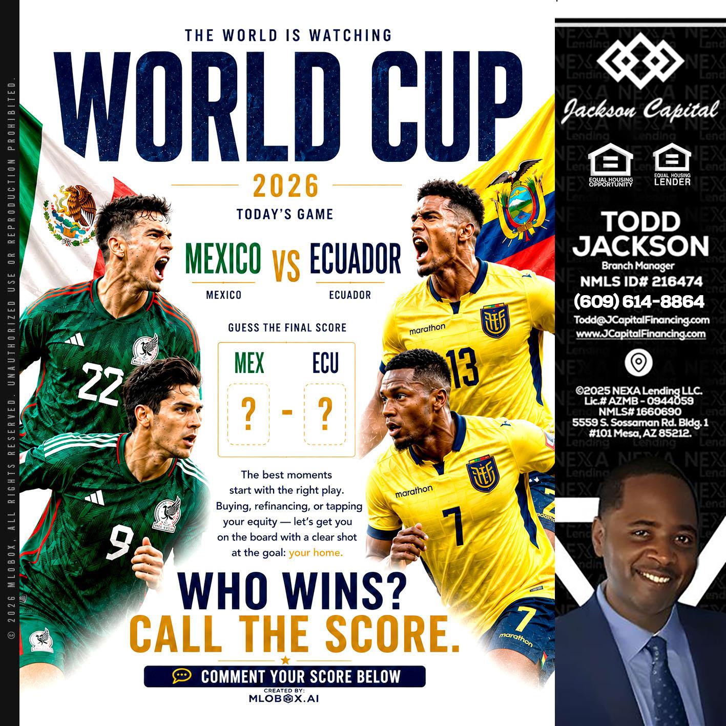 WORLD CUP 2026 - Jackson Capital -Branch Manager