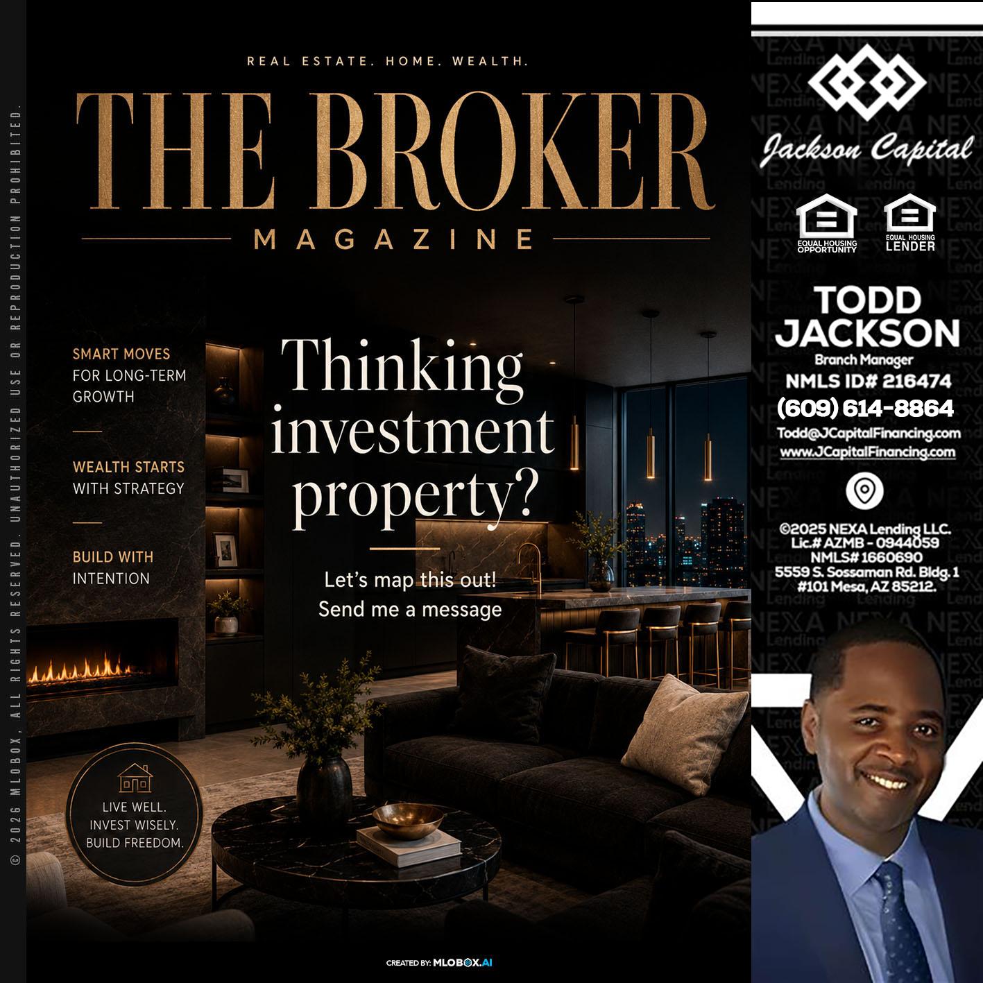 THE BROKER - Jackson Capital -Branch Manager