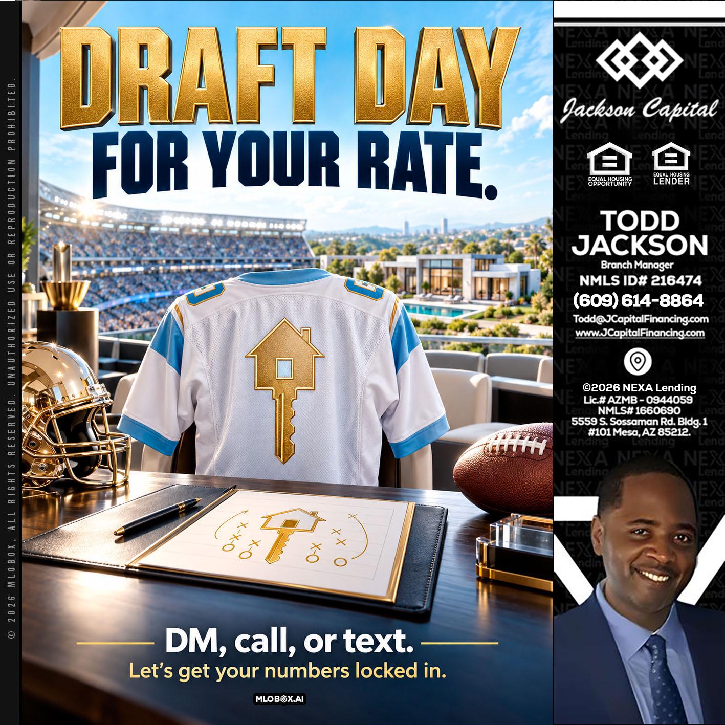DRAFT DAY - Jackson Capital -Branch Manager