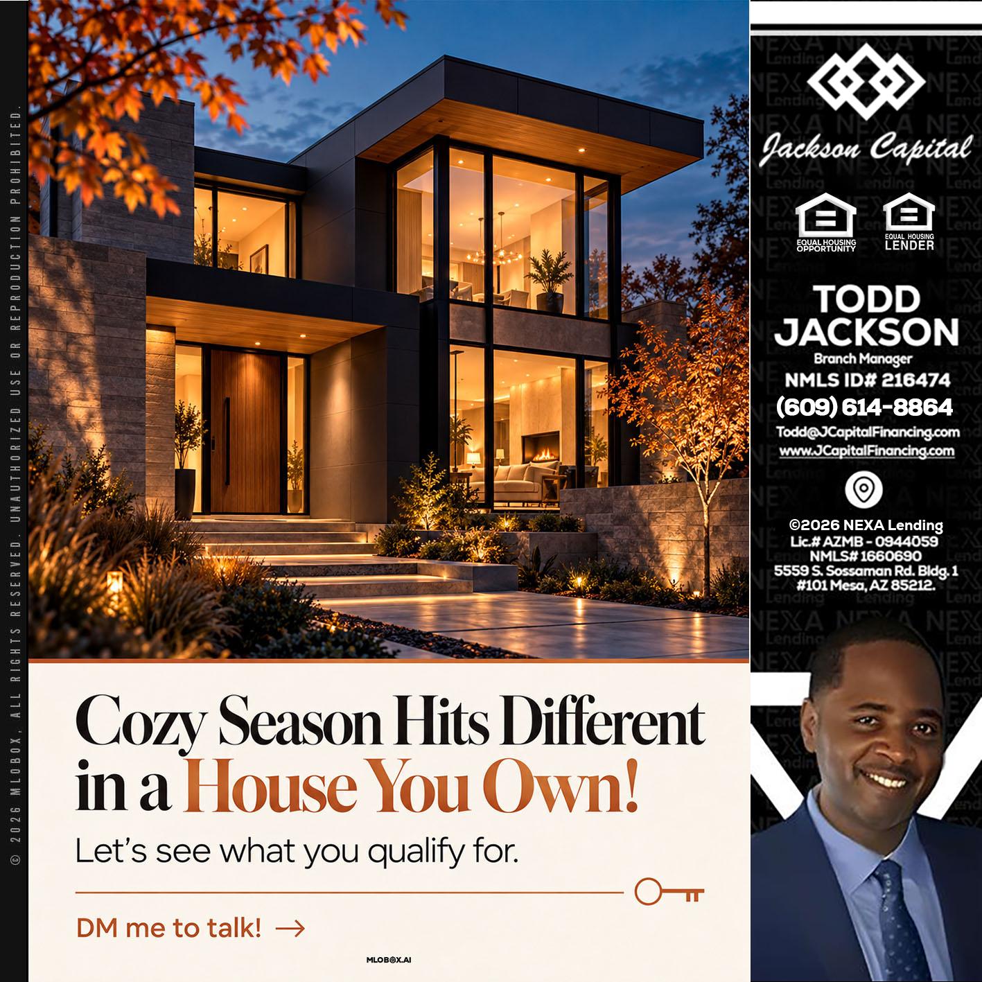 COZY SEASON - Jackson Capital -Branch Manager