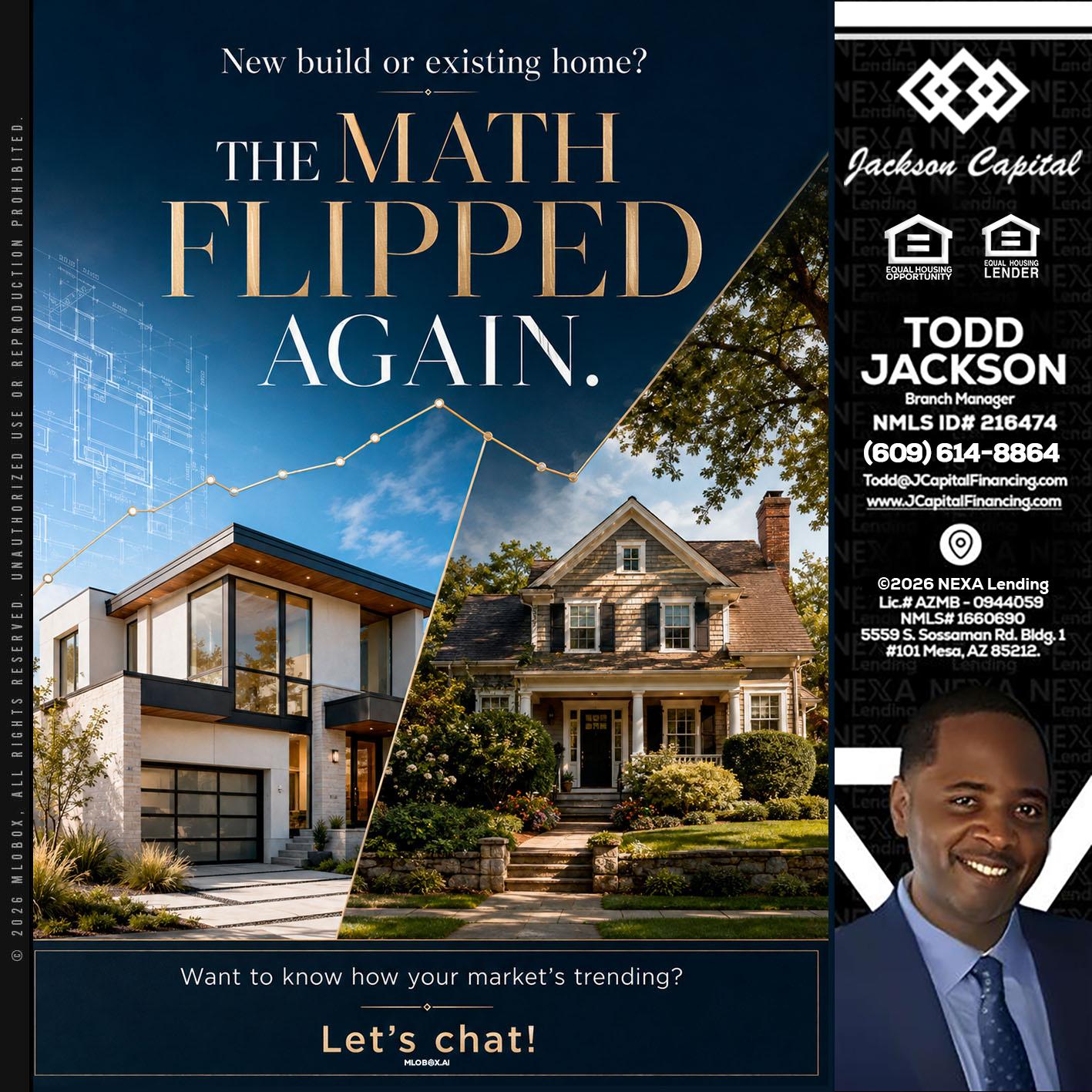 THE MATH FLIPED - Jackson Capital -Branch Manager